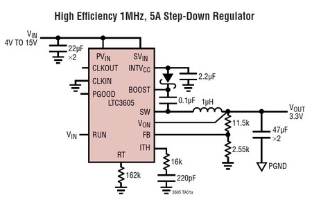 LTC3605 典型应用