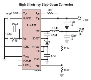 LTC3608 典型应用