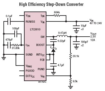 LTC3610 典型应用