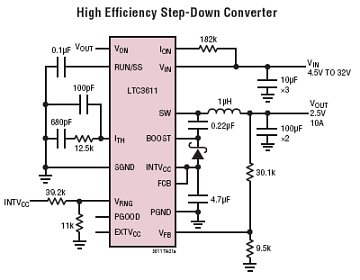 LTC3611 典型应用