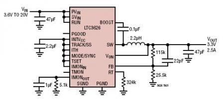 LTC3626 典型应用