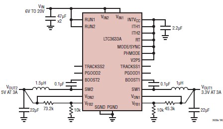 LTC3633A 典型应用