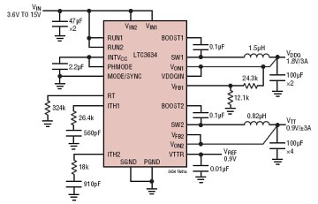 LTC3634 典型应用