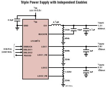 LTC3670 典型应用