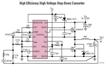 LTC3703-5 典型应用