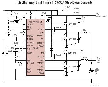 LTC3709 典型应用