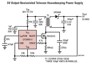 LTC3803-3 典型应用