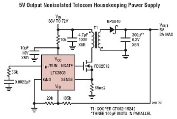 LTC3803 典型应用