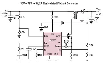 LTC3805 典型应用
