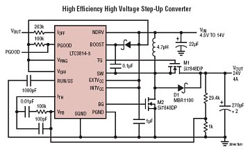 LTC3814-5 典型应用