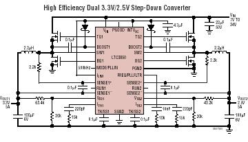 LTC3850 典型应用