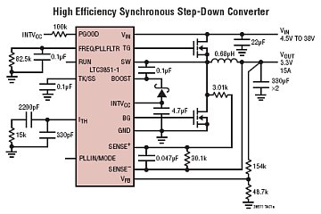 LTC3851-1 典型应用