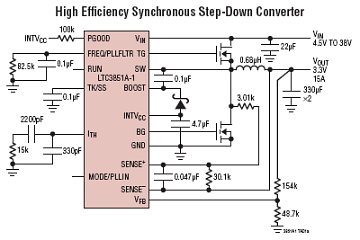 LTC3851A-1 典型应用
