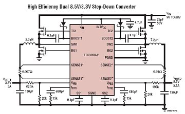 LTC3858-2 典型应用