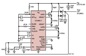 LTC3862-1 典型应用