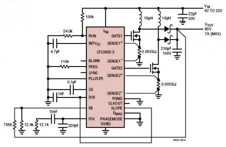 LTC3862-2 典型应用