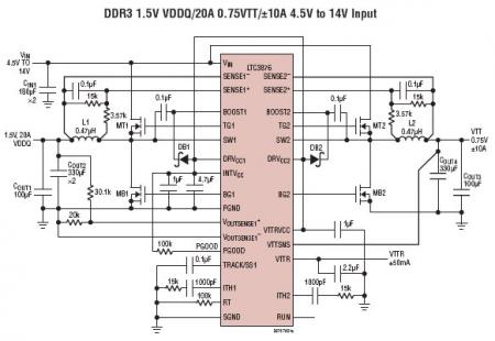 LTC3876 典型应用