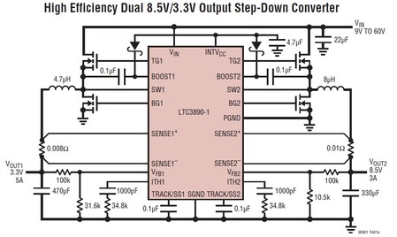 LTC3890-1 典型应用