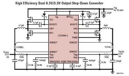 LTC3890-2 典型应用