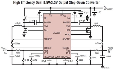 LTC3890 典型应用