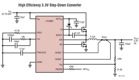 LTC3891 典型应用