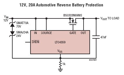 LTC4359 典型应用