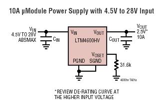 LTM4600HV 典型应用