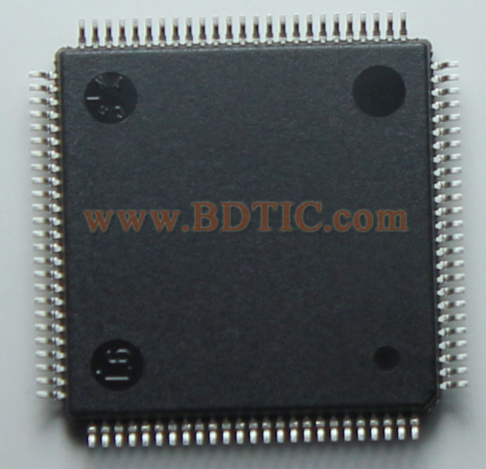 AT91SAM7X256B-AU 芯片反面图片